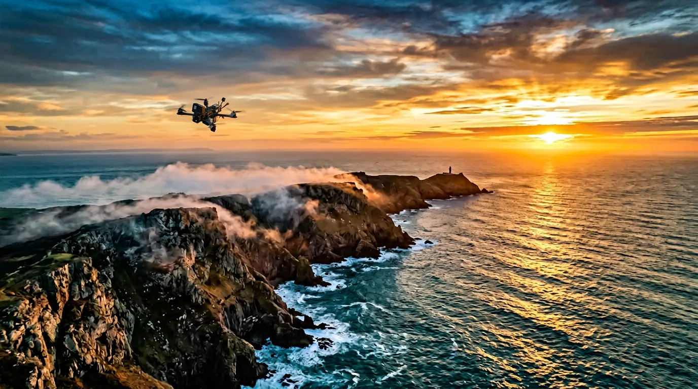 Long-range delivery drone